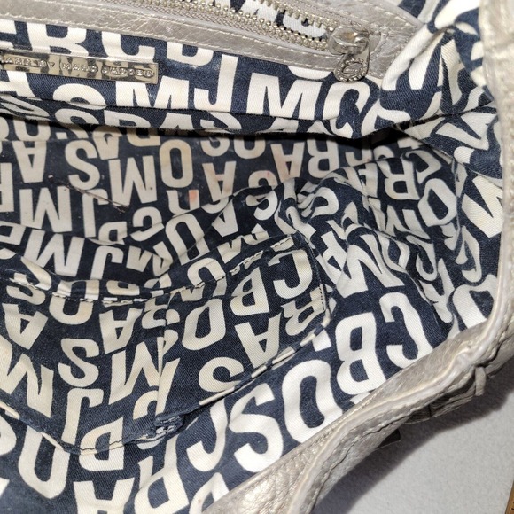 Marc By Marc Jacobs Womens Leather Gold Tone Twist Lock Shoulder Handbag - Picture 3 of 16